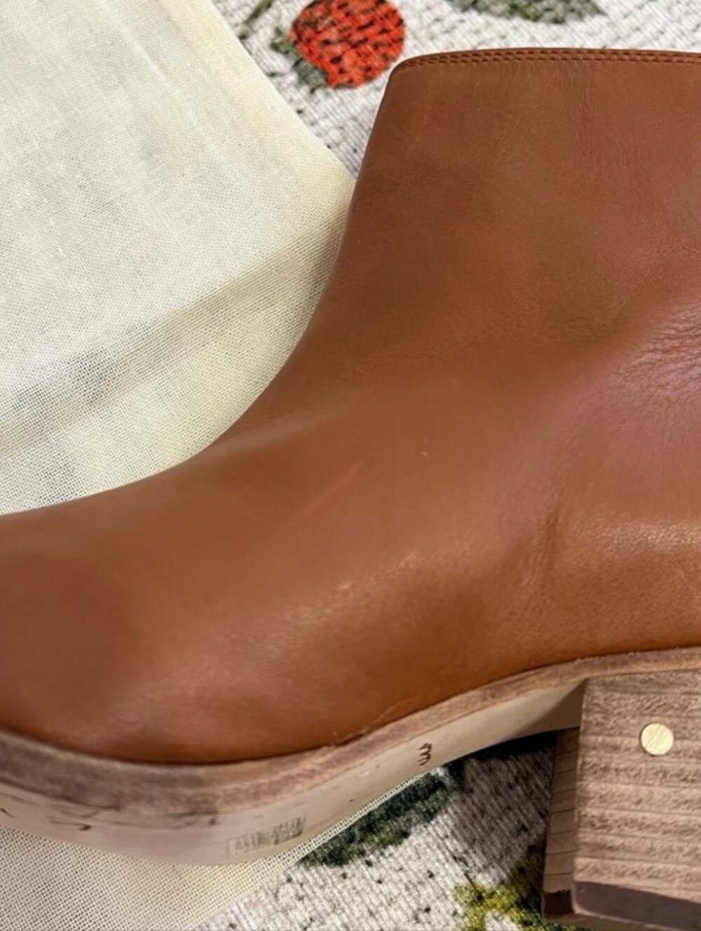 New In Box Anthropologie Beek Pheasant Leather Boots - Picture 12 of 16